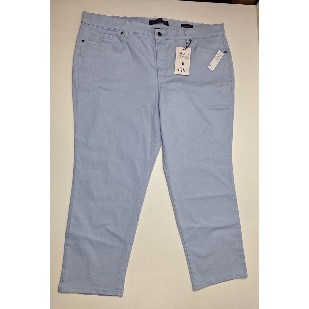 Gloria Vanderbilt Amanda Original Slimming Jeans Dreamy Blue 20W Short - NWT